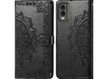 Nokia C32 Cover - Pelle Finta - Flip Cover Imoshion - Nero