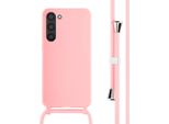 Custodia Samsung Galaxy S23 Plus - Silicone - Imoshion Custodia Morbida/Manicotto Con Cinturino/Copertura Posteriore - Rosa