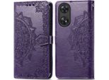 Oppo Reno 8 T Sleeve - Pelle Finta - Flip Cover Imoshion - Viola