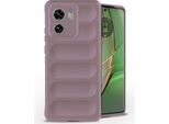 Motorola Edge 40 Cover - Silicone - Imoshion Custodia Morbida/Copertura Posteriore - Viola