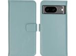 Cover Per Google Pixel 8 - Vera Pelle - Selencia Flip Cover - Azzurro