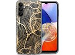 Samsung Galaxy A14/Samsung Galaxy A14 Cover - Silicone - Imoshion Custodia Morbida/Copertura Posteriore - Oro