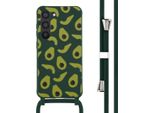 Custodia Samsung Galaxy S23 - Silicone - Imoshion Custodia Morbida/Manicotto Con Cinturino/Copertura Posteriore - Verde