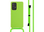 Custodia Samsung Galaxy A53 - Silicone - Imoshion Custodia Morbida/Manicotto Con Cinturino/Copertura Posteriore - Verde