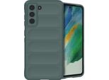 Samsung Galaxy S21 Fe Cover - Silicone - Imoshion Soft Case/Backcover - Verde Scuro