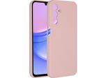 Samsung Galaxy A15/Samsung Galaxy A15 Cover - Silicone - Custodia Morbida Accezz/Copertura Posteriore - Rosa