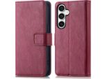 Custodia Per Cellulare Imoshion Per Samsung Galaxy S23 Fe - Flip Cover Libreria Flip - Rosso Scuro