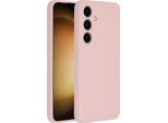 Samsung Galaxy S24 Plus Cover - Silicone - Custodia Morbida Accezz/Copertina Posteriore - Rosa