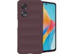 Oppo A58 Coperture - Silicone - Imoshion Custodia Morbida/Copertura Posteriore - Melanzana