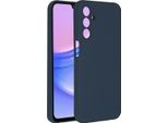 Samsung Galaxy A15/Samsung Galaxy A15 Sleeve - Silicone - Custodia Morbida Accezz/Copertura Posteriore - Blu Scuro