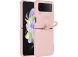 Samsung Galaxy Z Flip 4 Cover - Silicone - Custodia/Copertura Morbida Accezz - Rosa