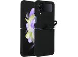 Samsung Galaxy Z Flip 4 Cover - Silicone - Custodia/Copertura Morbida Accezz - Nero