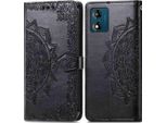 Motorola Moto E13 Cover - Pelle Finta - Flip Cover Imoshion - Nero