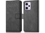 Imoshion Cover Per Telefoni Cellulari Per Xiaomi Redmi Note 12 Pro - Flip Flap Cover Bookcase Flip - Nero