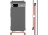 Imoshion Custodia Protettiva Google Pixel 8A Con Fascia Posteriore Con Catena Custodia Per Telefono Cellulare Per Google Pixel 8A - Rosegold