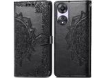 Oppo A58 Cover - Pelle Finta - Flip Cover Imoshion - Nero