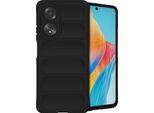 Oppo A58 Cover - Silicone - Imoshion Custodia Morbida/Copertura Posteriore - Nero