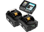 2X 18V 6000Mah Li-Ion Batteria Con Caricabatterie DC18RC Per Makita BL1850 BL1815 BL1820 BL1830 BL1835 BL1840 BL1840B BL1845 BL1860 BL1860B LXT400