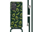 Custodia Samsung Galaxy S21 Ultra - Silicone - Imoshion Custodia Morbida/Manicotto Con Cinturino/Copertura Posteriore - Verde