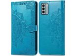 Nokia G22 Sleeve - Pelle Finta - Flip Cover Imoshion - Turchese
