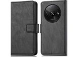 Imoshion Cover Per Telefoni Cellulari Per Xiaomi Redmi A3 - Flip Cover Bookcase Flip - Nero