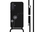 Custodia Samsung Galaxy A55 - Silicone - Imoshion Custodia Morbida/Manicotto Con Cinturino/Copertura Posteriore - Nero