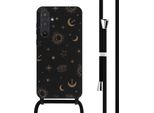 Custodia Samsung Galaxy A55 - Silicone - Imoshion Custodia Morbida/Manicotto Con Cinturino/Copertura Posteriore - Nero