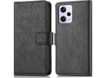 Imoshion Cover Per Telefoni Cellulari Per Xiaomi Redmi Note 12 Pro Plus - Flip Flap Cover Bookcase Flip - Nero