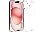 Cover Per Iphone 16 - Silicone - Custodia Morbida Accezz/Copertina Posteriore - Trasparente