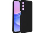 Samsung Galaxy A15/Samsung Galaxy A15 Custodia - Silicone - Custodia Morbida Accezz/Copertura Posteriore - Nero