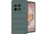 Custodia Oneplus 12R - Silicone - Custodia/Copertura Morbida Imoshion - Verde Scuro