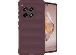 Custodia Oneplus 12R - Silicone - Imoshion Custodia Morbida/Copertura Posteriore - Melanzana