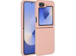 Samsung Galaxy Z Flip 6 Cover - Silicone - Custodia/Copertura Morbida Accezz - Rosa