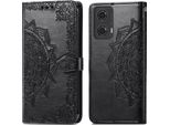 Motorola Moto G24/Motorola Moto G04 Cover - Pelle Finta - Flip Cover Imoshion - Nero