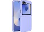 Samsung Galaxy Z Flip 6 Cover - Silicone - Custodia/Copertura Morbida Accezz - Viola