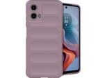 Motorola Moto G34 Sleeve - Silicone - Imoshion Custodia Morbida/Copertura Posteriore - Viola