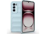 Oppo Reno 12 Pro Sleeve - Silicone - Imoshion Custodia Morbida/Copertura Posteriore - Colore Blu Chiaro