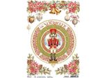 Ciao Bella Motivo Schiaccianoci In Paglia Di Seta, Din A4, Ideale Per Decoupage, Artigianato