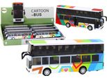 Autobus A Due Piani Con Guida In Metallo, Luci E Suoni Colorati