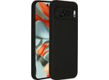 Google Pixel 9 Pro Xl Sleeve - Silicone - Custodia Morbida Accezz/Copertura Posteriore - Nero