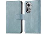 Imoshion Custodia Per Cellulare Per Oppo Reno 11 F - Flip Cover Bookcase Flip - Azzurro