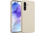 Samsung Galaxy A56/Samsung Galaxy A36 Cover - Silicone - Custodia Morbida Accezz/Copertura Posteriore - Beige