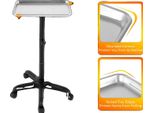 Carrello Per Salone Di Bellezza, Regolabile In Altezza Da 64 A 108 Cm, In Lega Di Alluminio Resistente, Facile Da Spostare