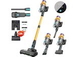 Aspirapolvere A Batteria, Motore Da 650 W, Potenza Di Aspirazione Di 55 Kpa, Capacità Di Polvere Di 1,2 L, Oro E Viola, Ue