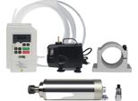Motore Mandrino Raffreddato Ad Acqua, 2,2 Kw, 24000 Giri/Min, Pinza ER20, Con Kit Mini Vfd, 220V