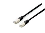 Equip 605690 Cavo Patch Equip Cat6A Plat. S/Ftp 2Xrj45 1,00M Nero Lszh Polybag