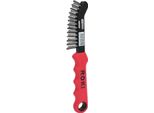 Ks Tools Spazzola A Filo D'acciaio Per Pinze Freno, 2 File, A Punta