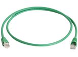 Teleg„Rtner Patchkabel, Kat.6A (Tief), S-FTP, 1,5 M, Grn
