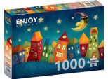 Enjoy Puzzle Case Colorate 1000 Pezzi