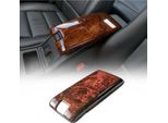 Copri Bracciolo Centrale Per Mercedes Sl R129 1989-2001 In Legno Di Radica